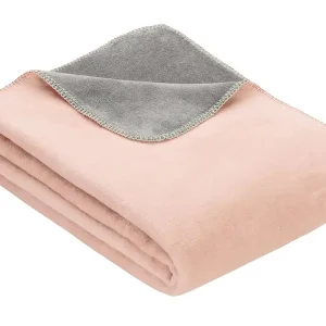Must-Have Uni Wohndecke Doubleface Dublin 2340.581 rosa grau