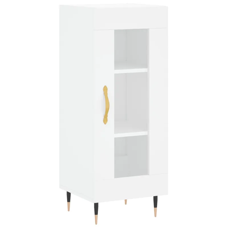 Sideboard Weiß 34,5x34x90 cm Holzwerkstoff Knallerangebot