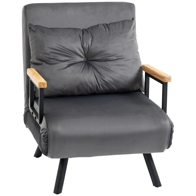Top-Preis Schlafsessel Dunkelgrau 63B x 73T x 81H cm