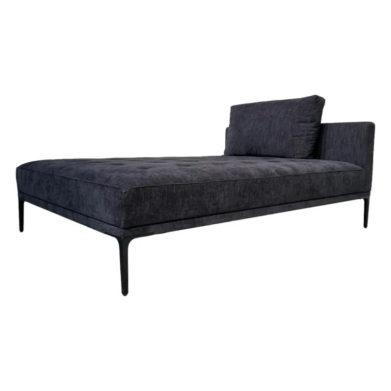 Jetzt Bestellen Chaiselongue Recamiere Playtime Liege 126 Stoff Lima Nero Geheftet