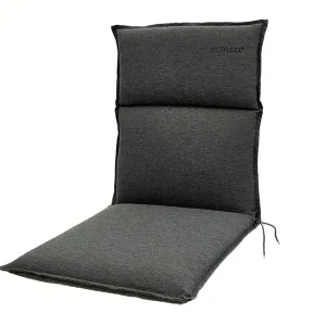 OUTFLEXX Green Sitzkissen für Niederlehner, anthrazit, recyceltes Polyester, 100 x 48 x 6 cm, strapazierfähig, witterungsbeständig, nachhaltig Sonderangebot